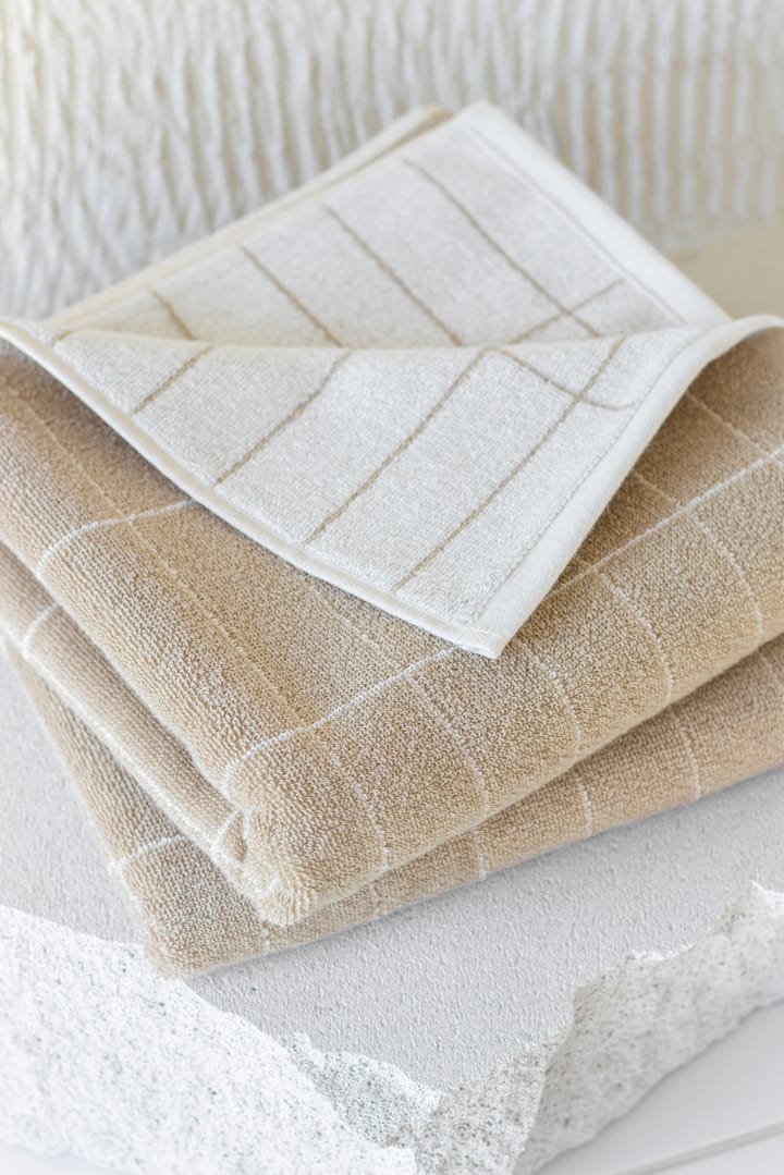 Tile Stone ゲ��ストタオル 38x60 cm 2枚セット, Sand-off white Mette Ditmer | メッテ ディトマー