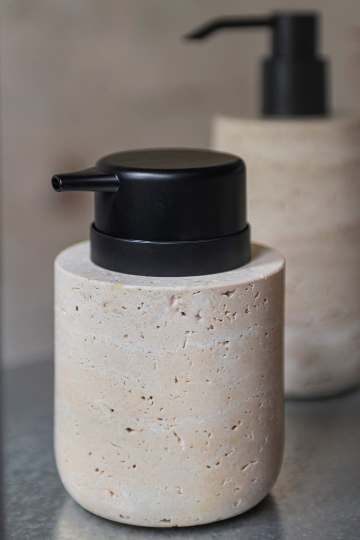 Travertine ソープポンプ 12.5 cm, Linen Mette Ditmer | メッテ ディトマー