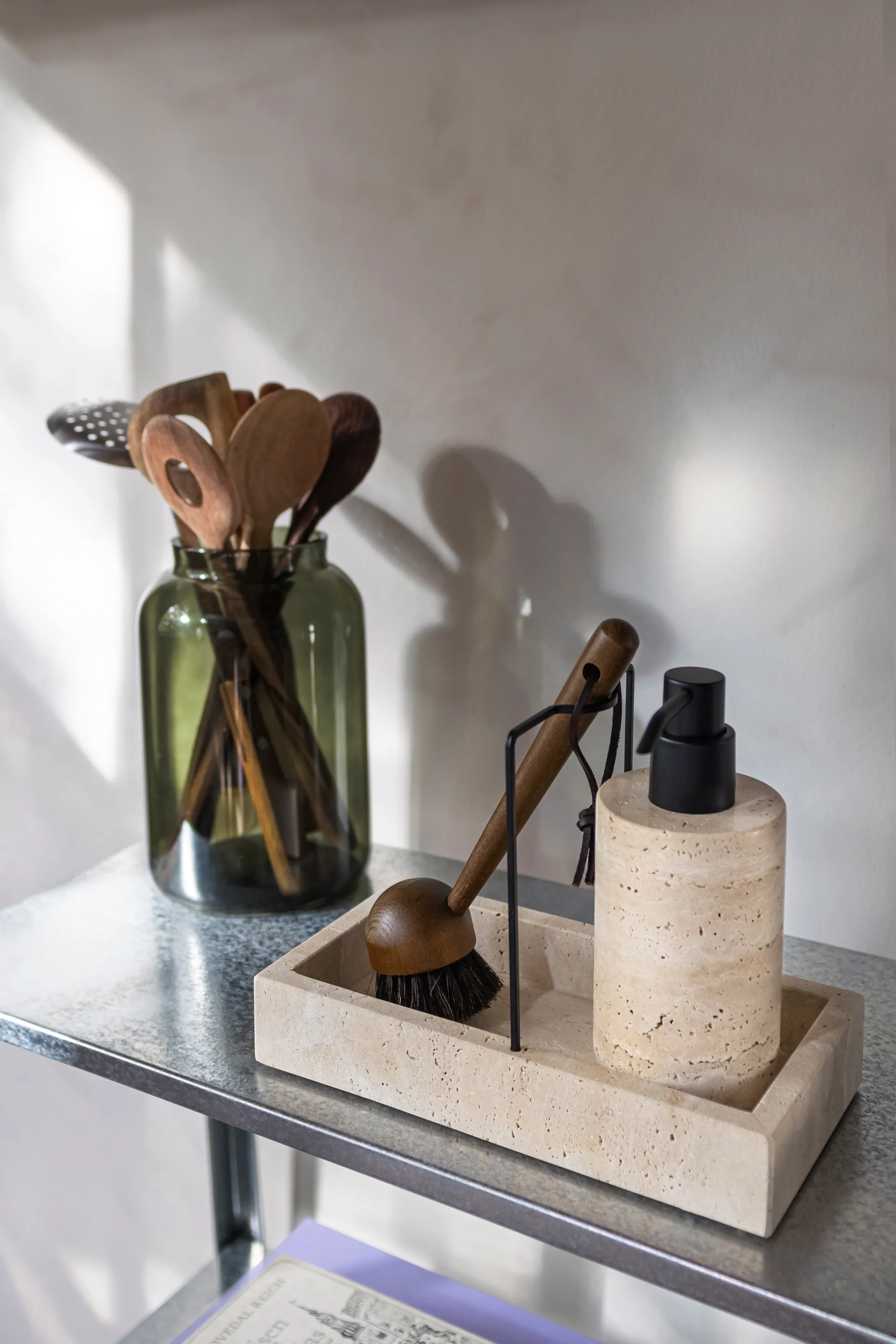 Travertine カウンタートップオーガナイザー 12x23.5 cm, Linen Mette Ditmer | メッテ ディトマー