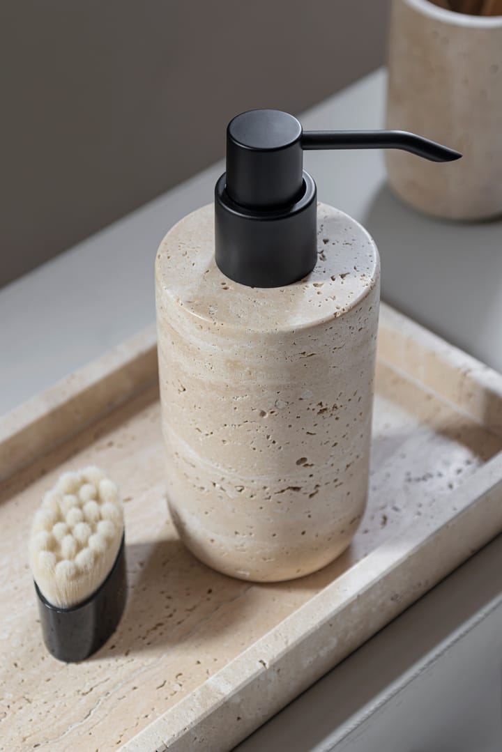 Travertine ソープポンプ 17.5 cm, Linen Mette Ditmer | メッテ ディトマー