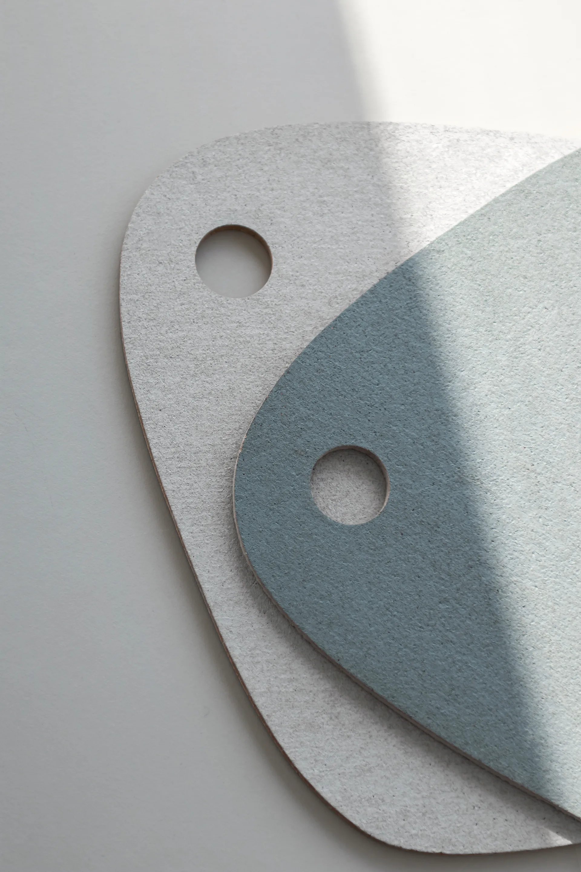 Twin リバーシブルランチョンマット, Slate blue-light grey Mette Ditmer | メッテ ディトマー