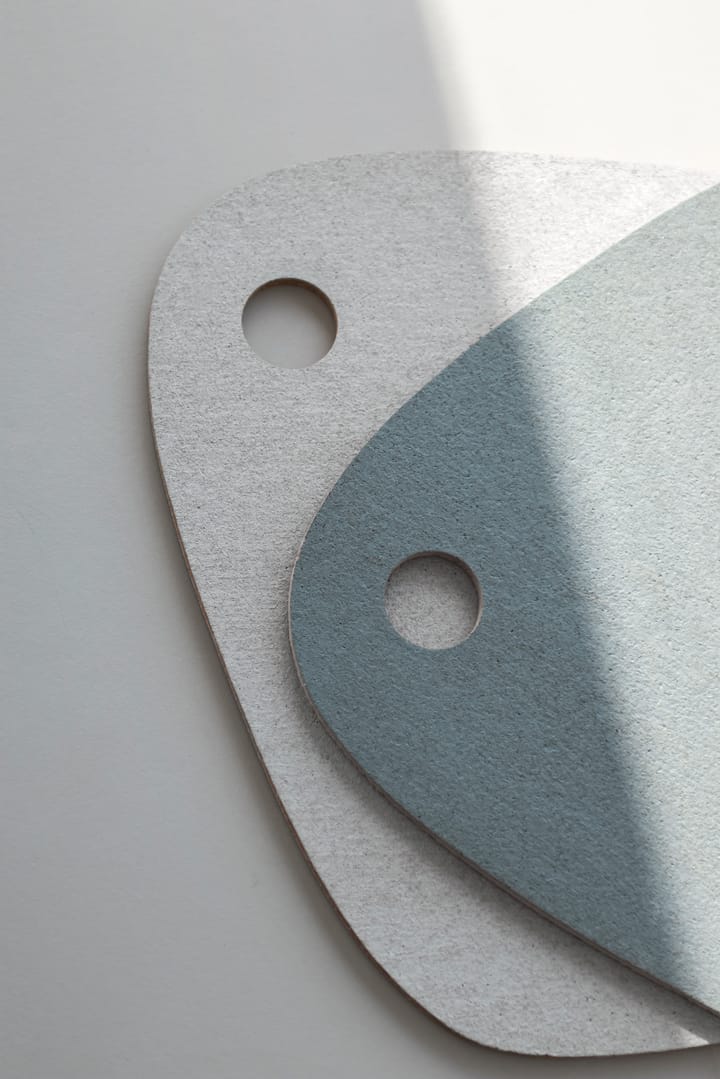 Twin リバーシブルランチョンマット, Slate blue-light grey Mette Ditmer | メッテ ディトマー