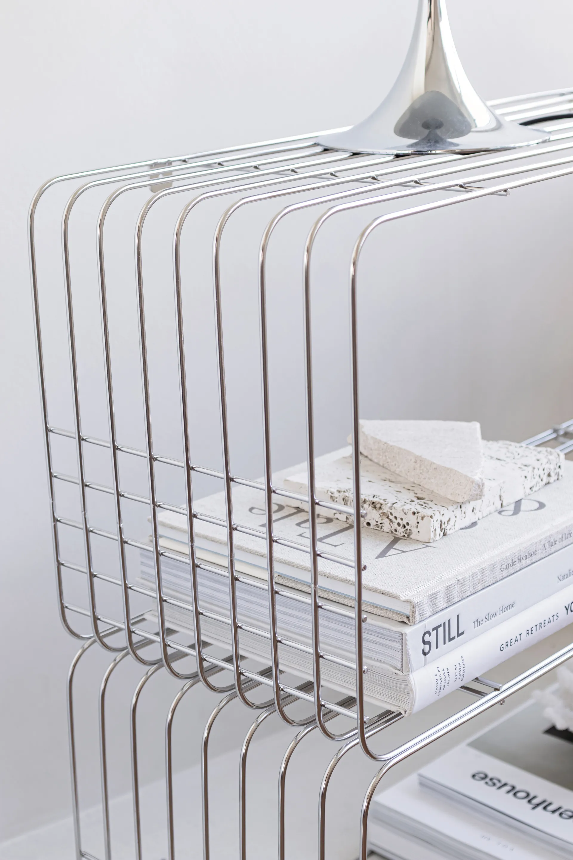 Wire シェルフ 31x70x26 cm, Chrome Mette Ditmer | メッテ ディトマー