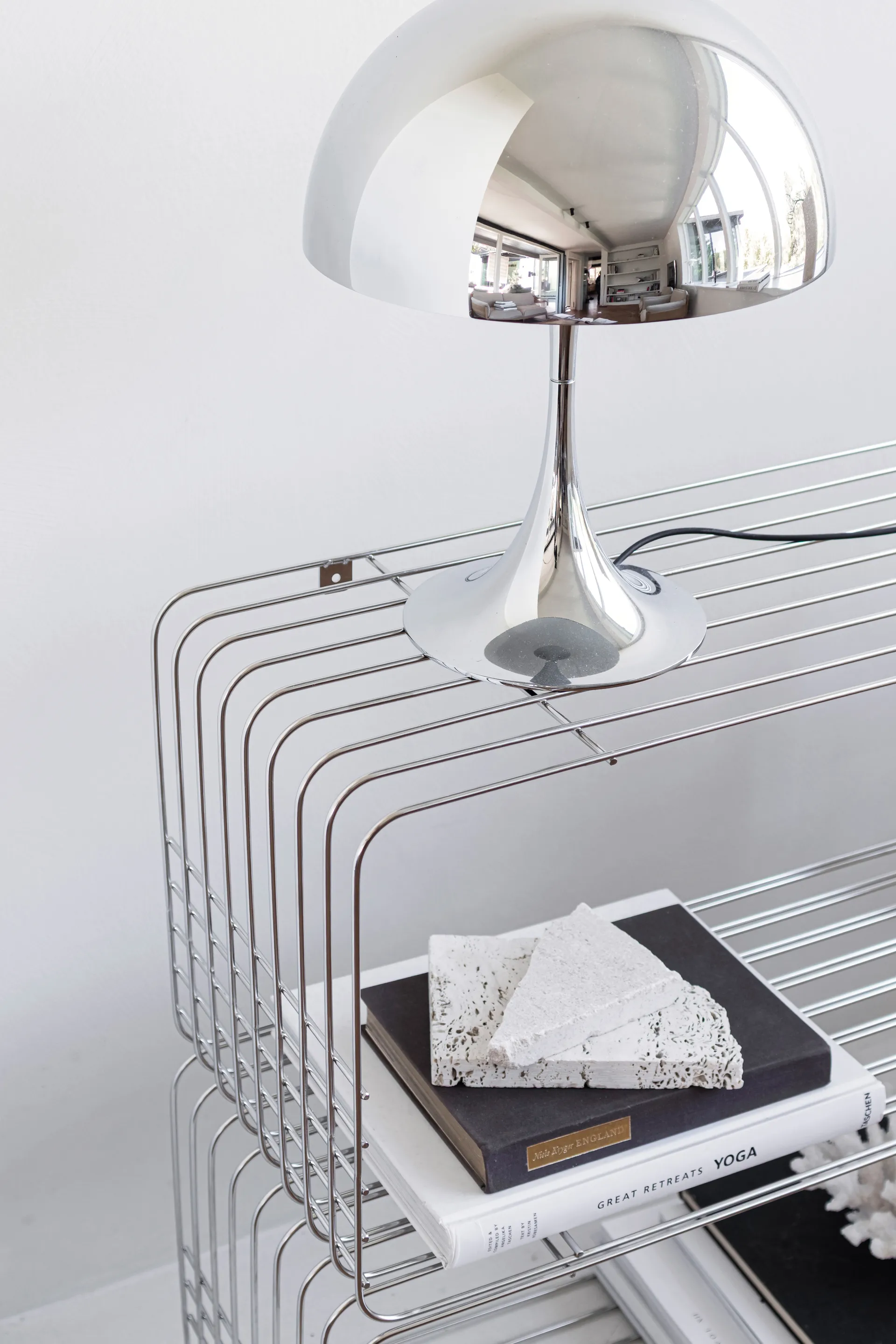 Wire シェルフ 31x70x26 cm, Chrome Mette Ditmer | メッテ ディトマー