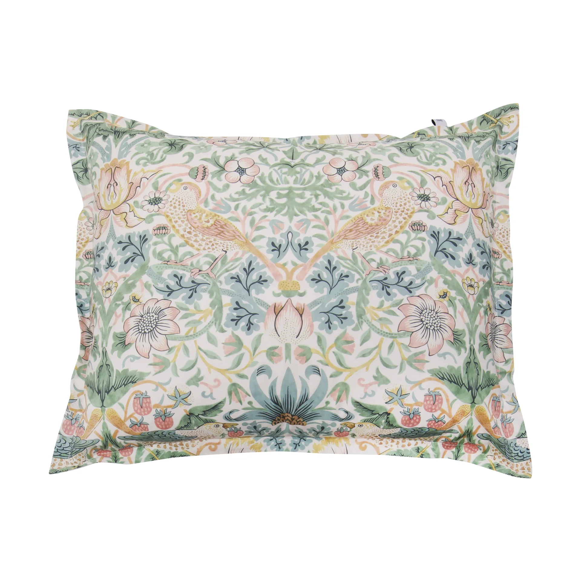 Morris & Co. Strawberry Thief 枕カバー, Green, 50x60 cm Mille Notti