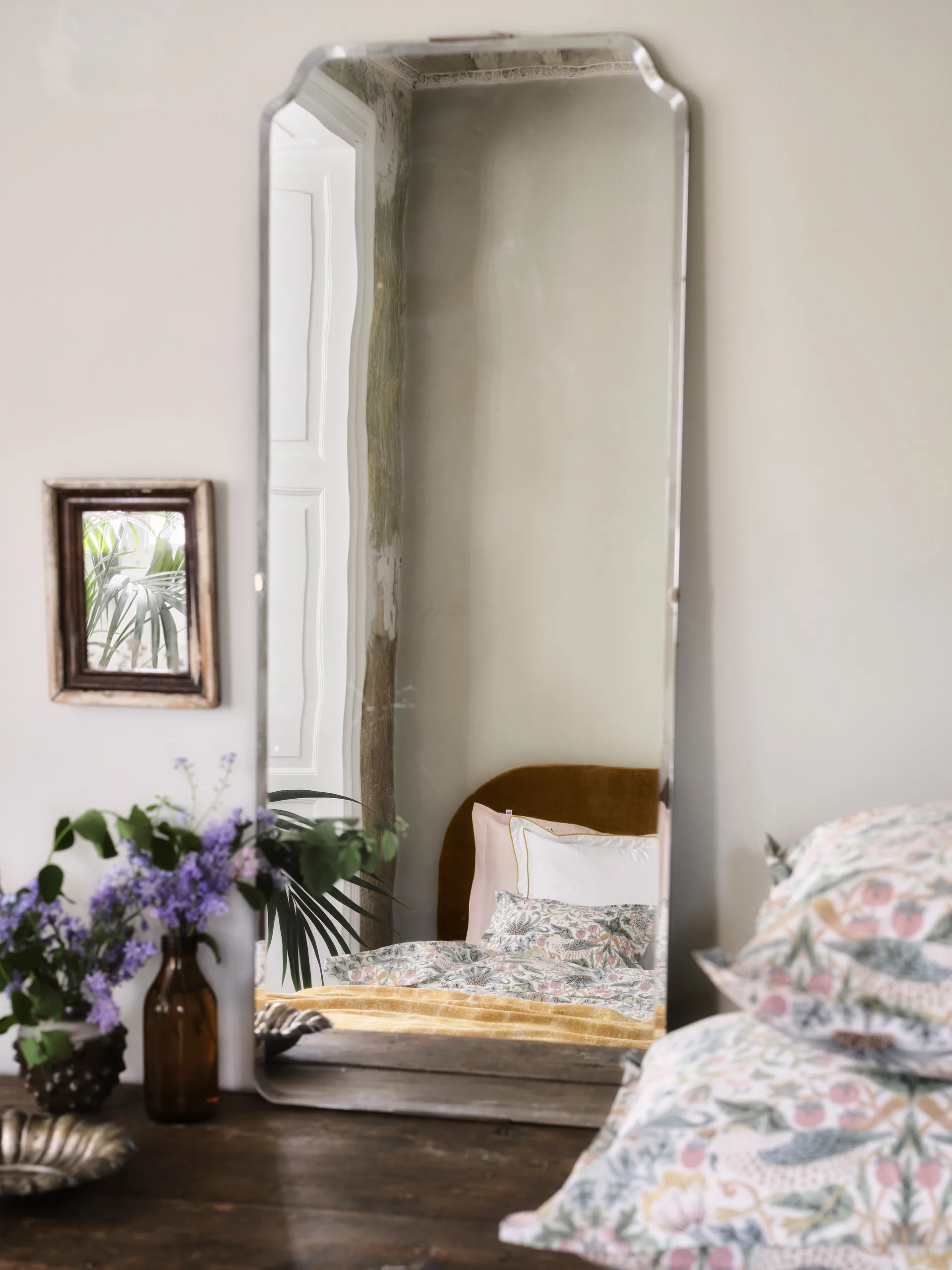 Morris & Co. Strawberry Thief 枕カバー, Green, 50x60 cm Mille Notti