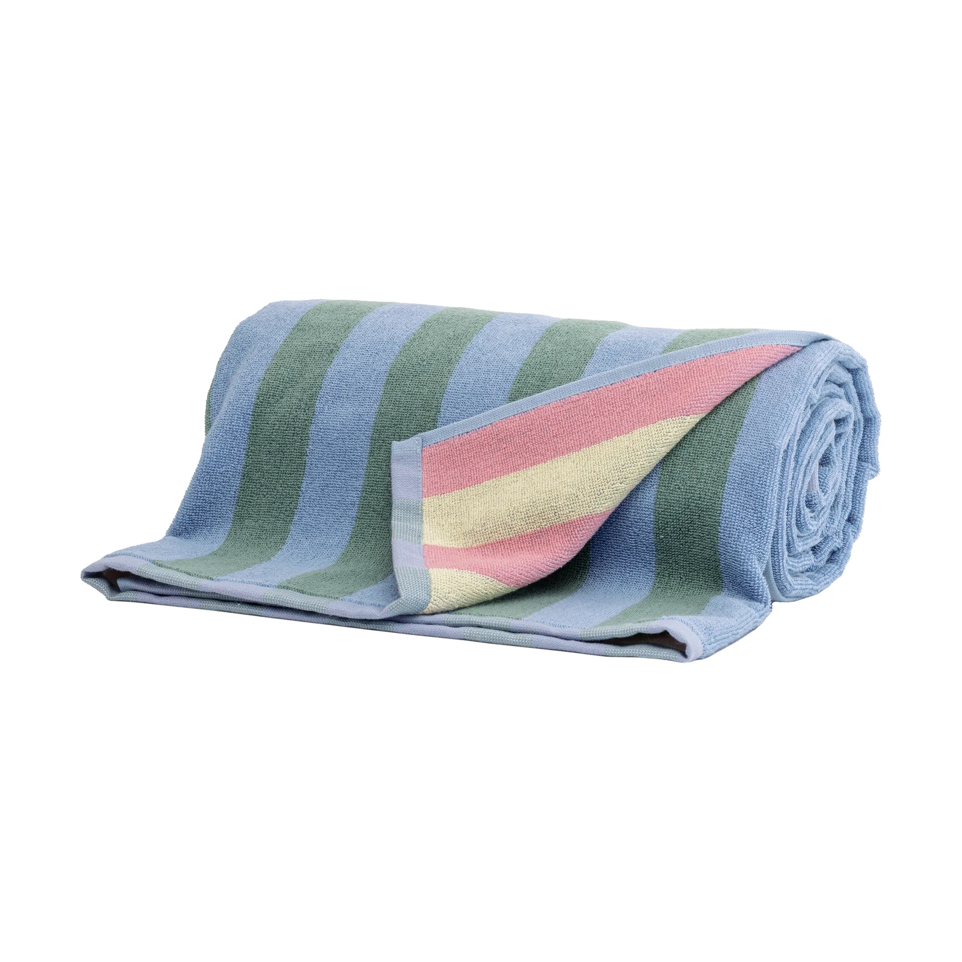 Positano ビーチタオル 100x180 cm, Light blue Mille Notti