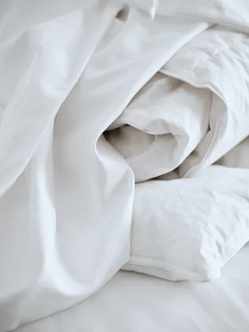 Satina ピローケース EKO - White, 50x60 cm - Mille Notti