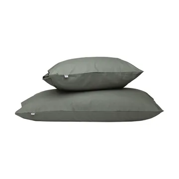 Satina プレーンピローケース - Green, 50x90 cm - Mille Notti