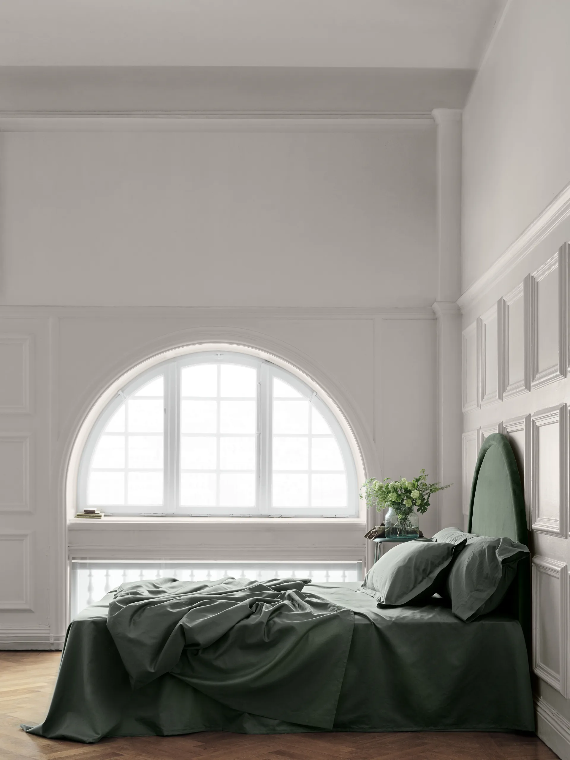 Satina プレーンピローケース, Green, 50x90 cm Mille Notti