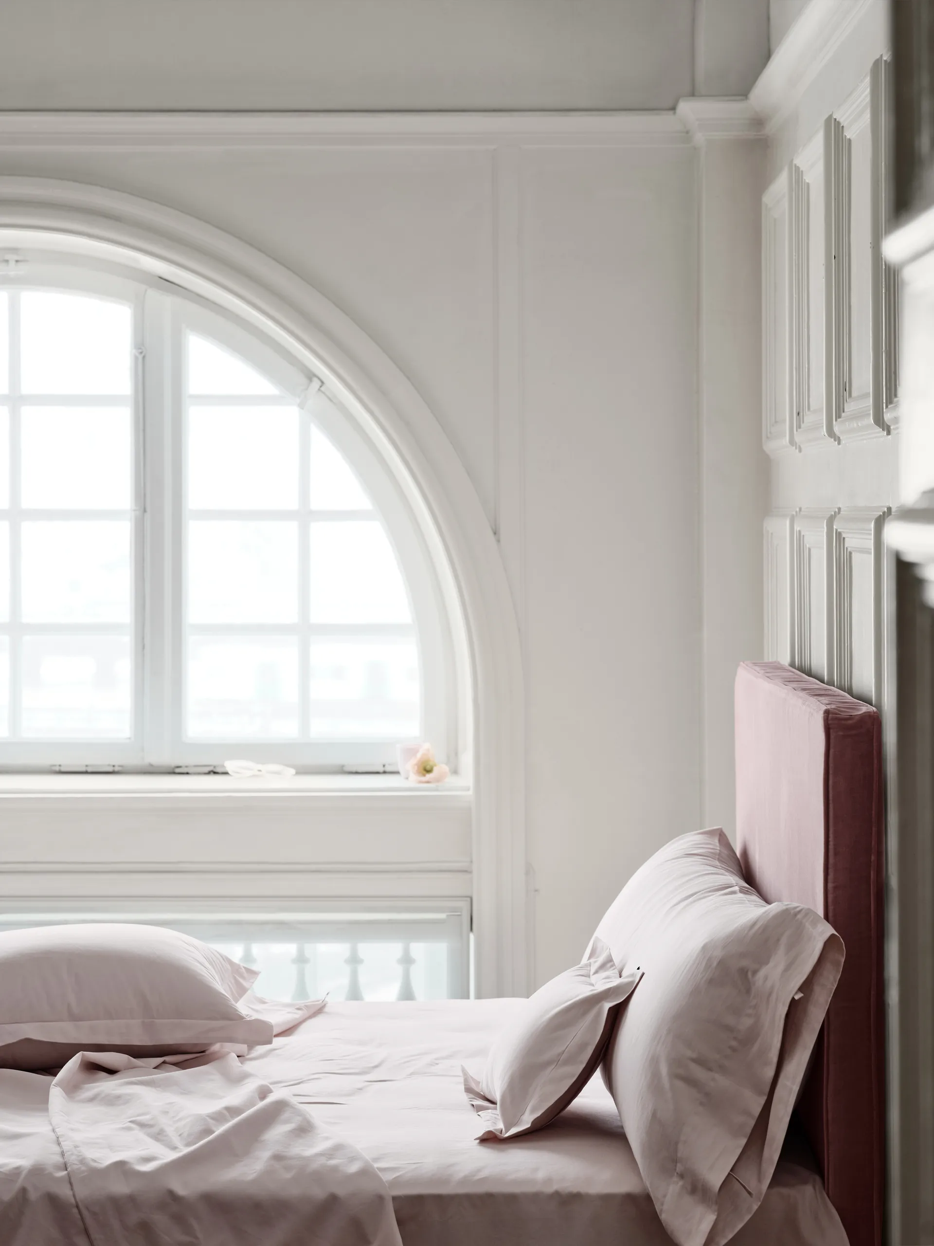 Satina プレーンピローケース, Rose, 50x90 cm Mille Notti