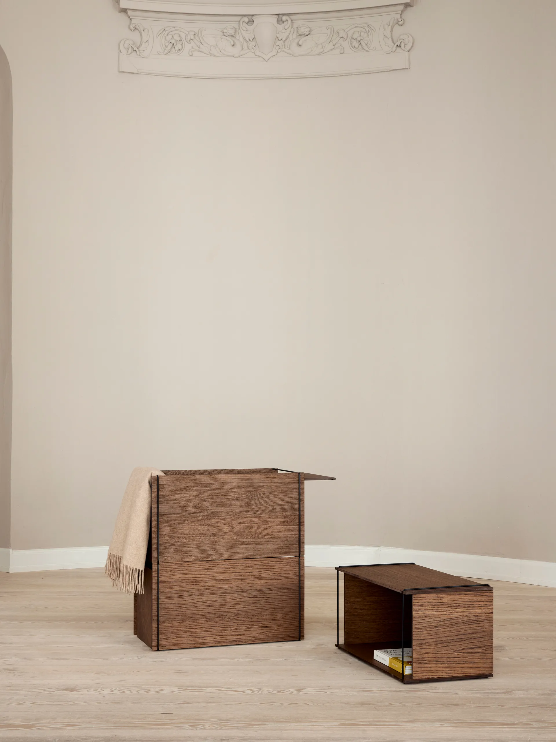 収納ボックス 28x60 cm 用蓋, Smoked oak MOEBE | ムーベ