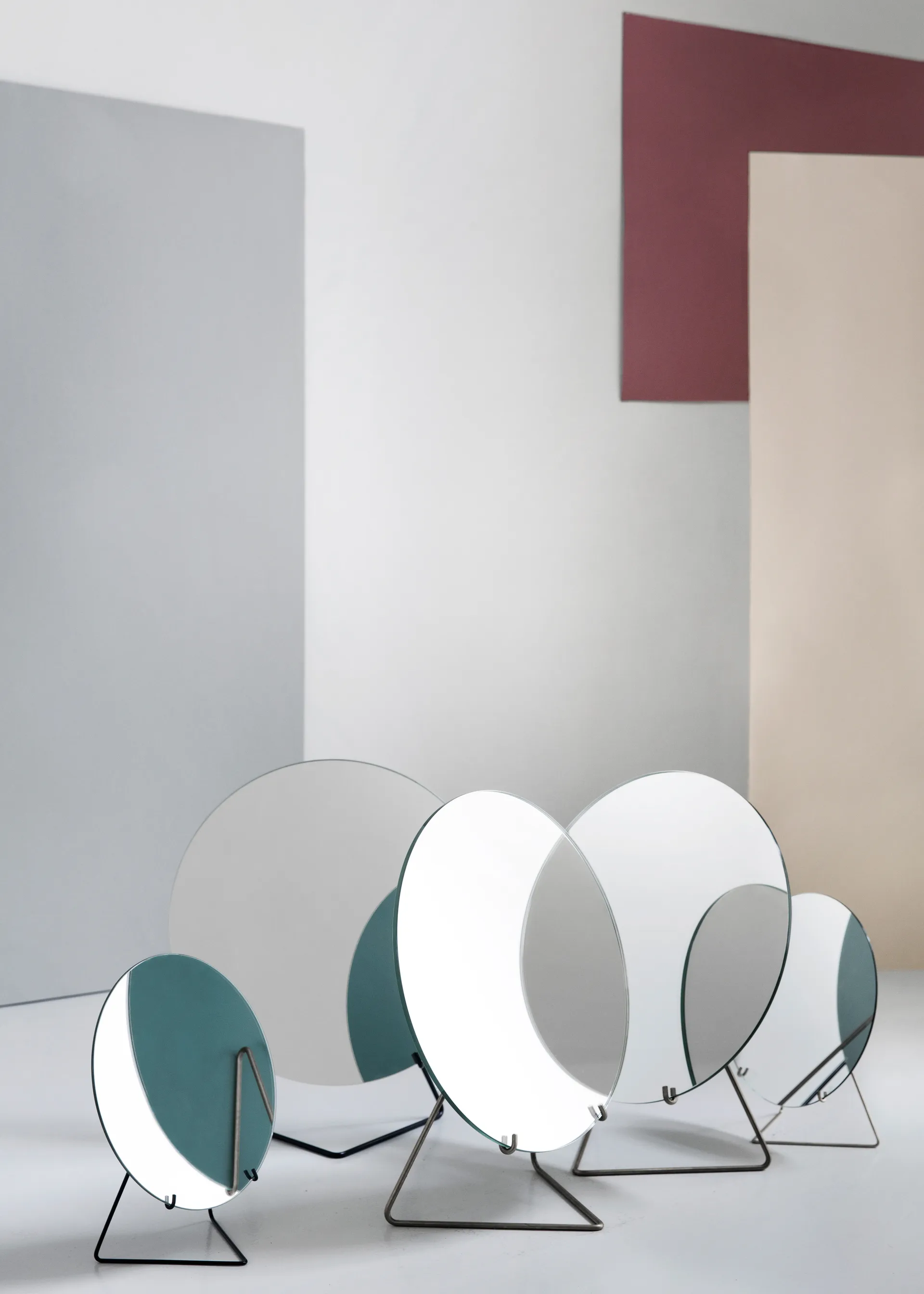 テーブルミラー Ø30 cm, Black MOEBE | ムーベ