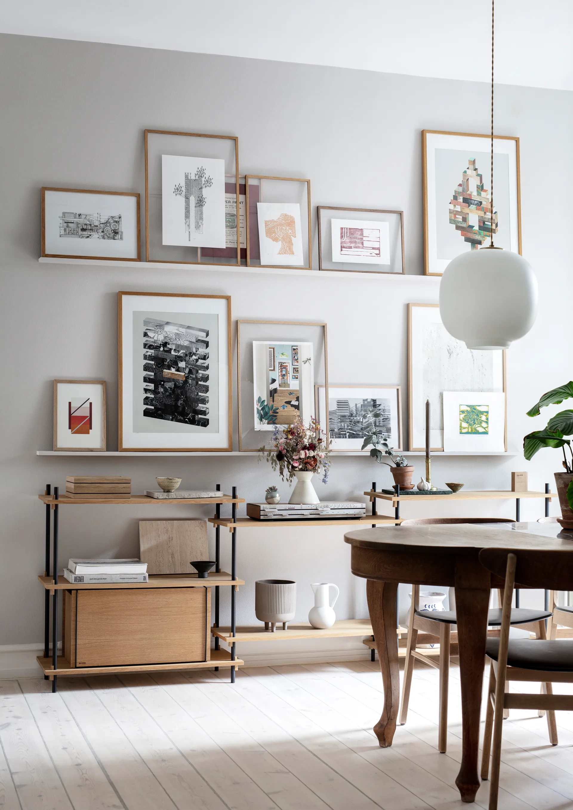 収納ボックス オーク 33x60 cm, Wood. black MOEBE | ムーベ