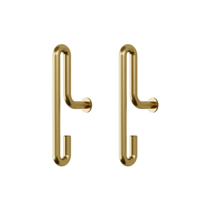 Moebe ウォールフック スモール 2- pack - matte gold - MOEBE | ムーベ