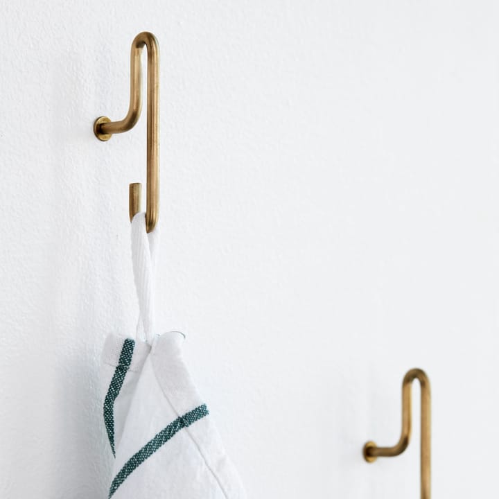 Moebe ウォールフック スモール 2- pack, matte gold MOEBE | ムーベ
