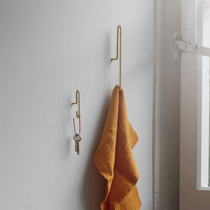 Moebe ウォールフック スモール 2- pack, matte gold MOEBE | ムーベ