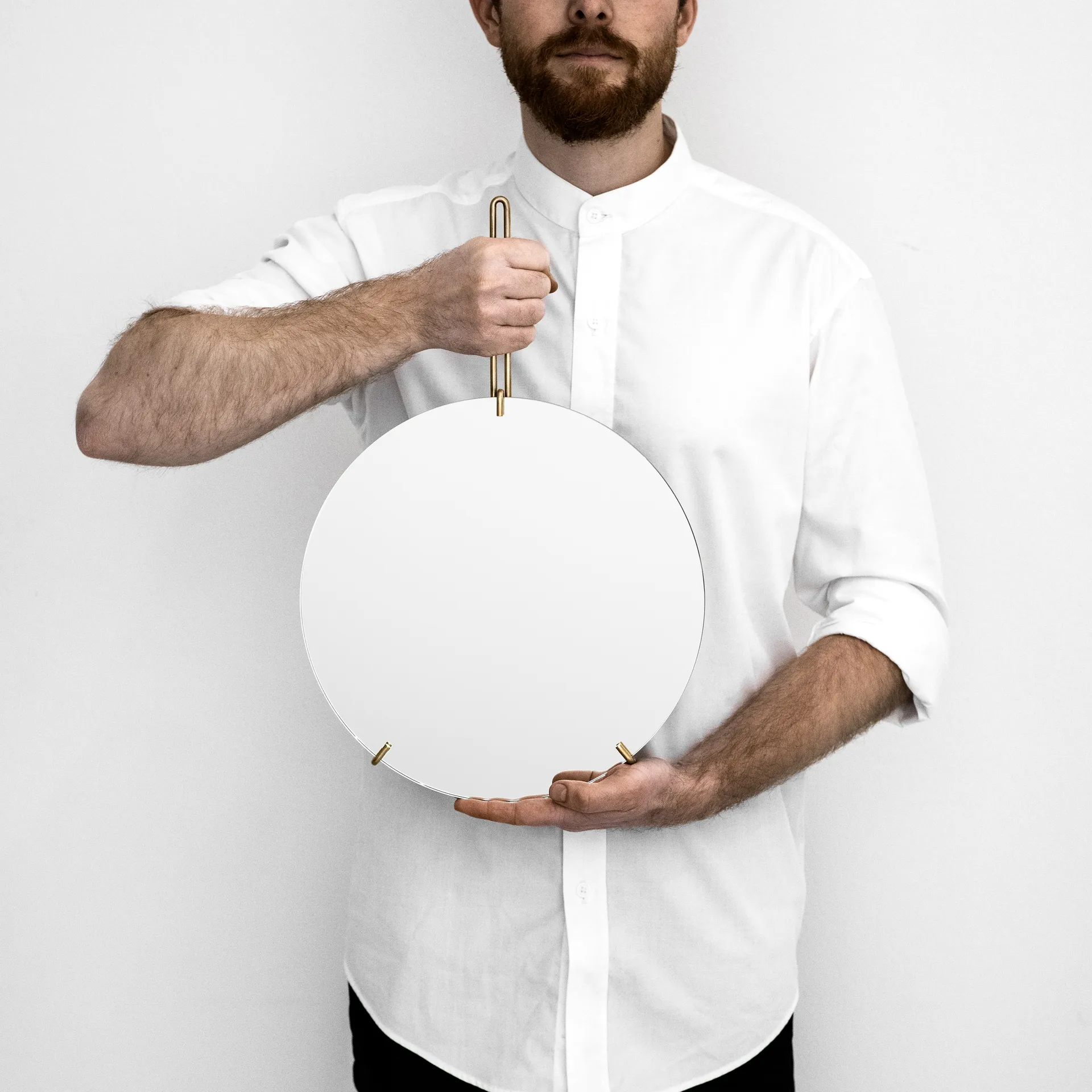 Moebe ウォールミラー Ø 30 cm, Brass MOEBE | ムーベ