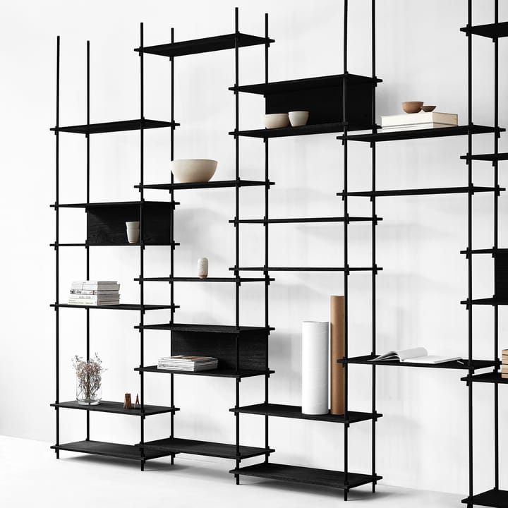 Moebe バック トゥー シェルフ 85 cm, Black MOEBE | ムーベ