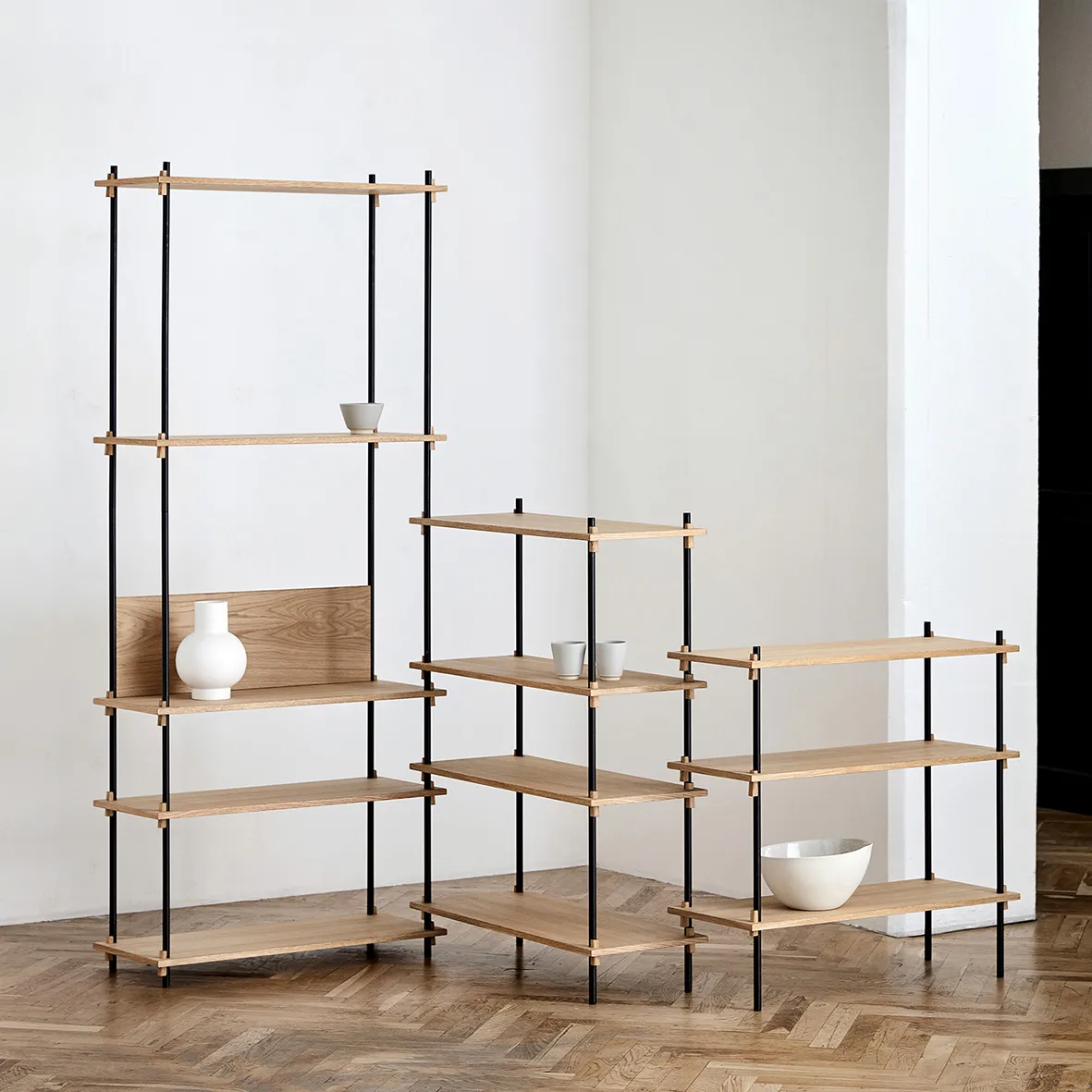 Moebe バック トゥー シェルフ 85 cm, Oak MOEBE | ムーベ