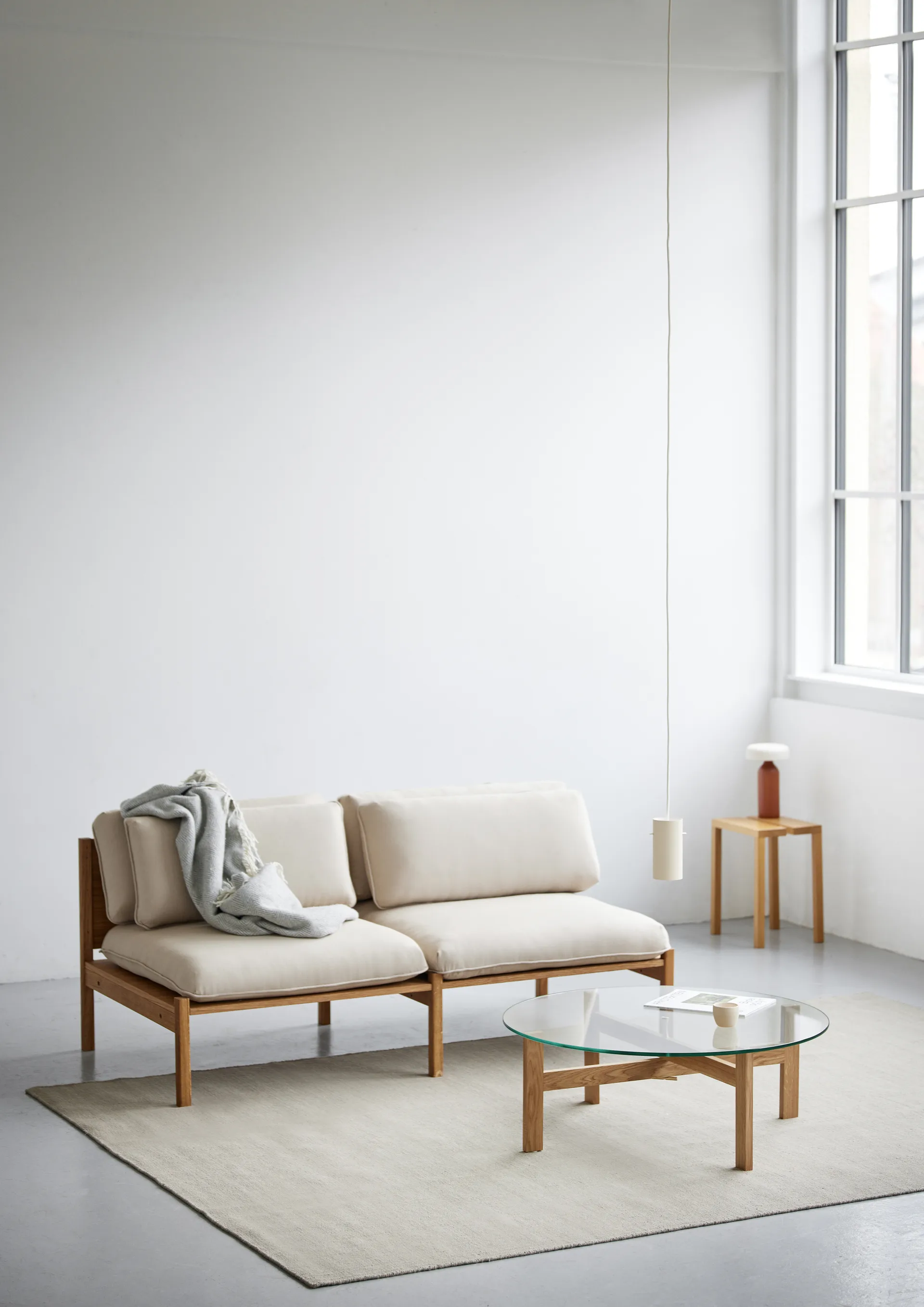 Moebe ラウンドコーヒーテーブル Ø88 cm, Oak MOEBE | ムーベ