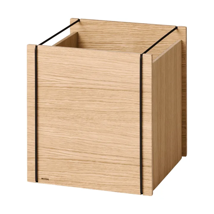 Moebe 収納ボックス - Oiled oak-black, square, 33x30x31 cm - MOEBE | ムーベ