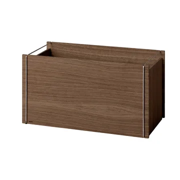 Moebe 収納ボックス - Smoked oak-stainless steel, 33x60x31 cm - MOEBE | ムーベ