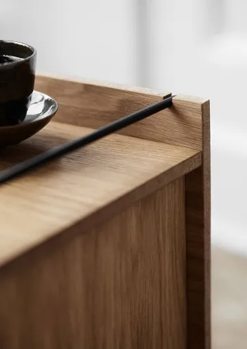 Moebe 収納ボックス - Smoked oak-stainless steel, 33x60x31 cm - MOEBE | ムーベ