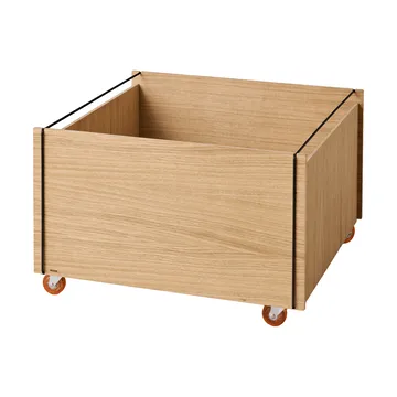 Moebe Storage Chest 収納付きコーヒーテーブル - Oiled oak-black, 60x61x38.2 cm - MOEBE | ムーベ