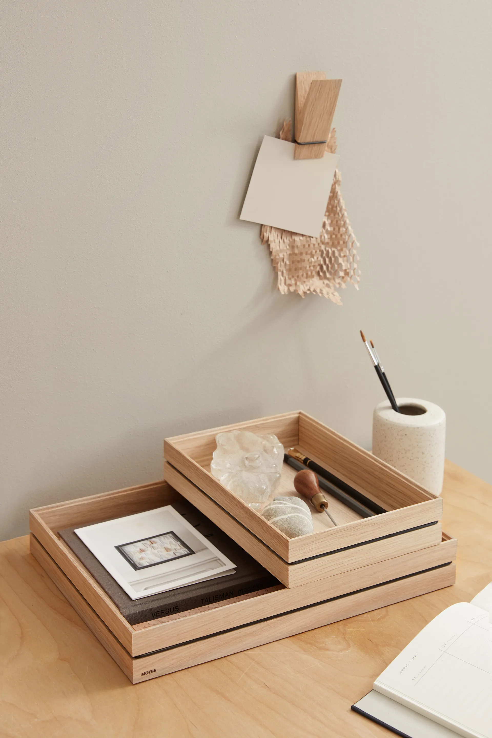 Organise 収納ボックス 25x34 cm, Wood MOEBE | ムーベ