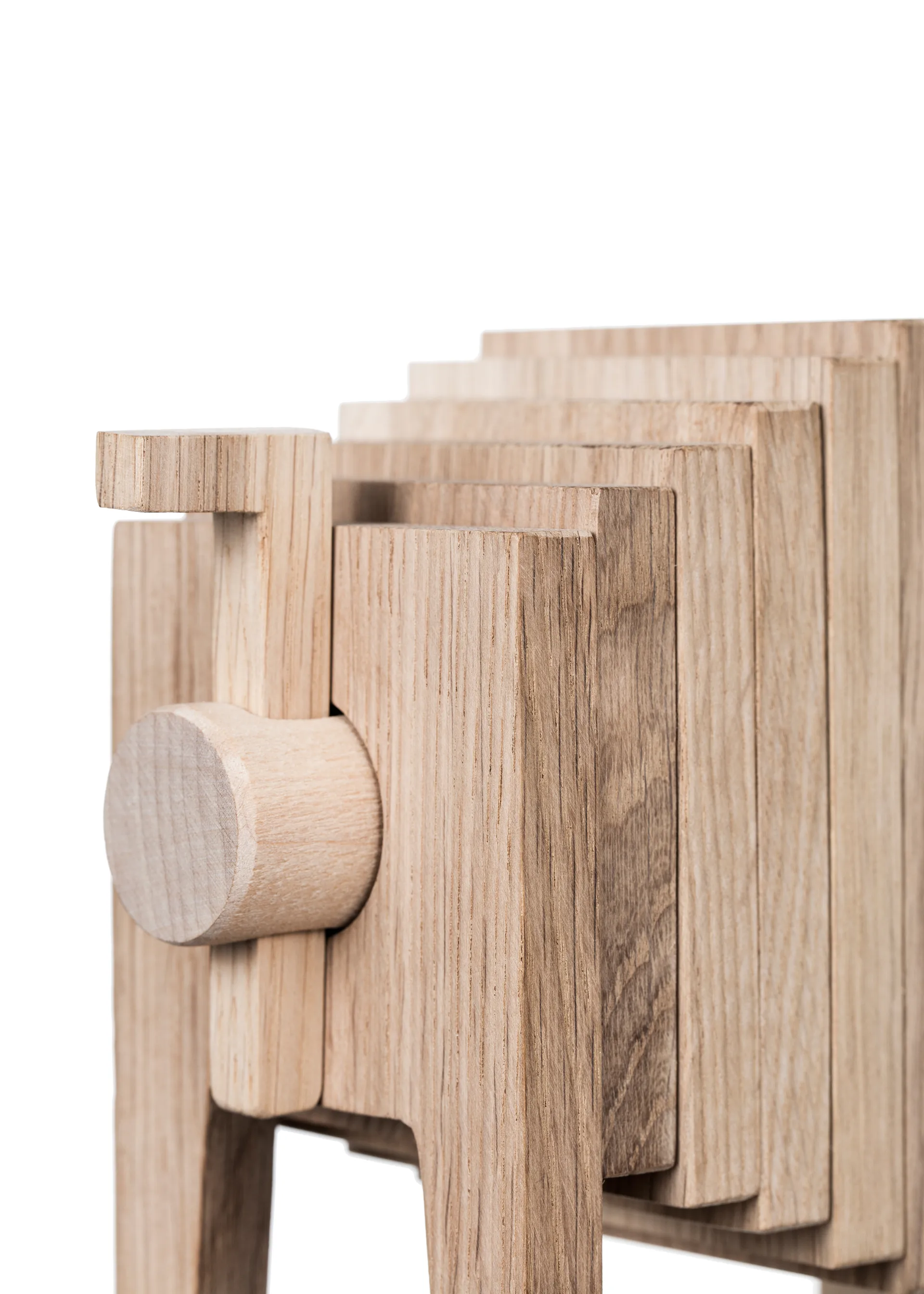 Polygrif オークスカルプチャー 21x32 cm, Wood. black MOEBE | ムーベ