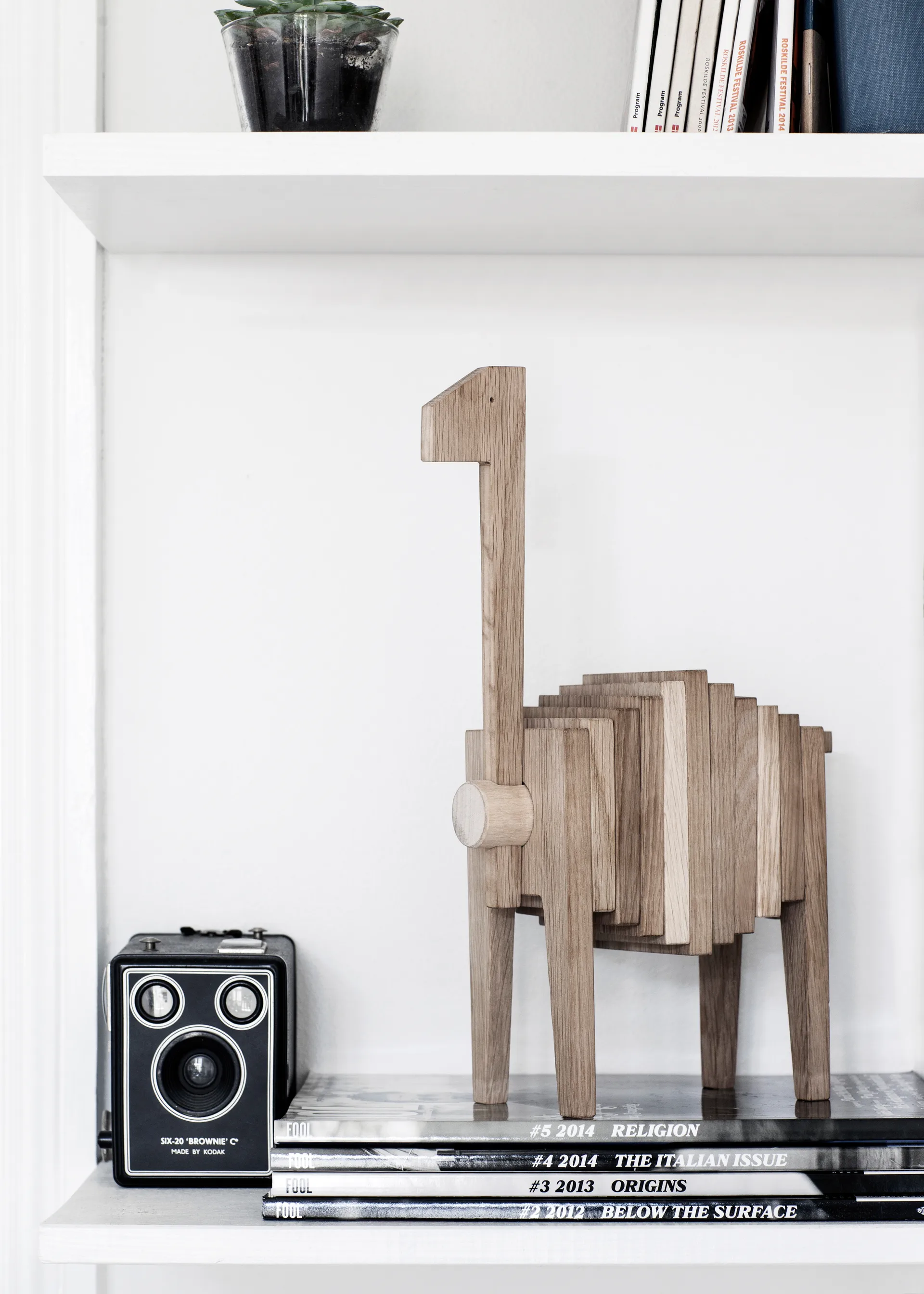 Polygrif オークスカルプチャー 21x32 cm, Wood. black MOEBE | ムーベ