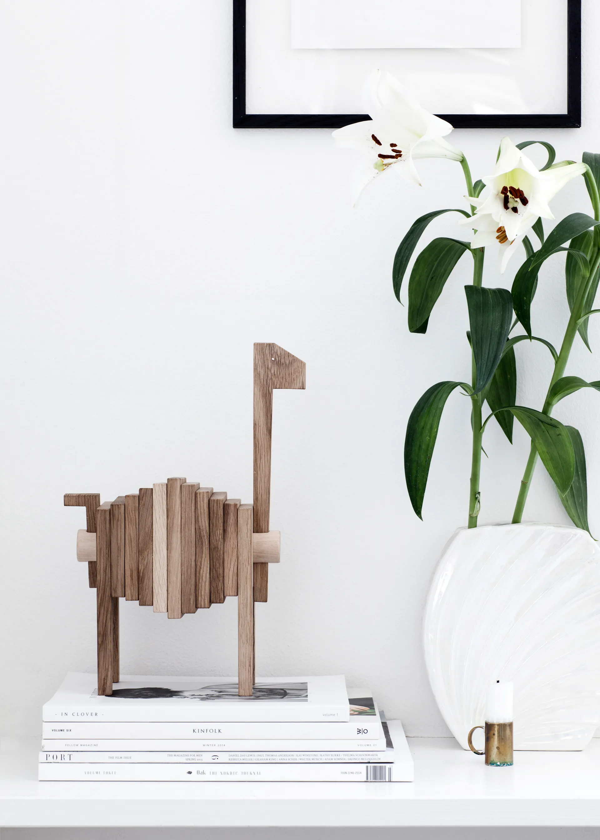 Polygrif オークスカルプチャー 21x32 cm, Wood. black MOEBE | ムーベ