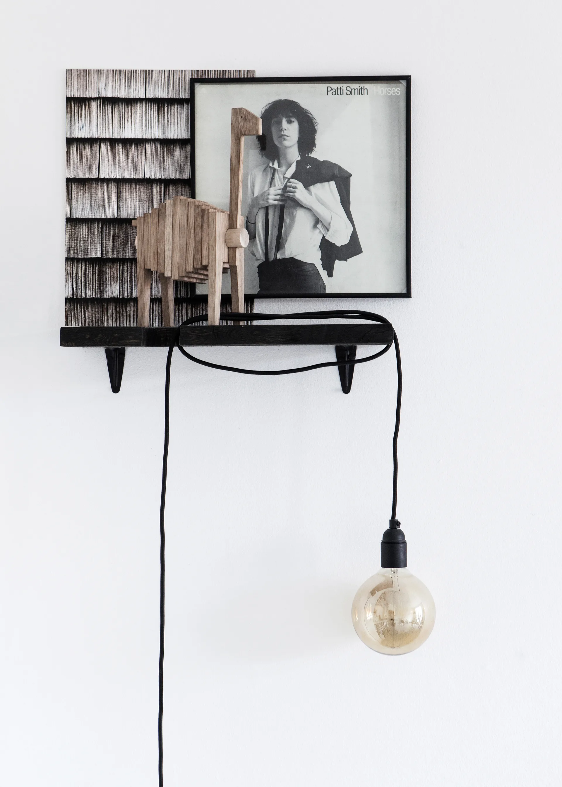 Polygrif オークスカルプチャー 21x32 cm, Wood. black MOEBE | ムーベ