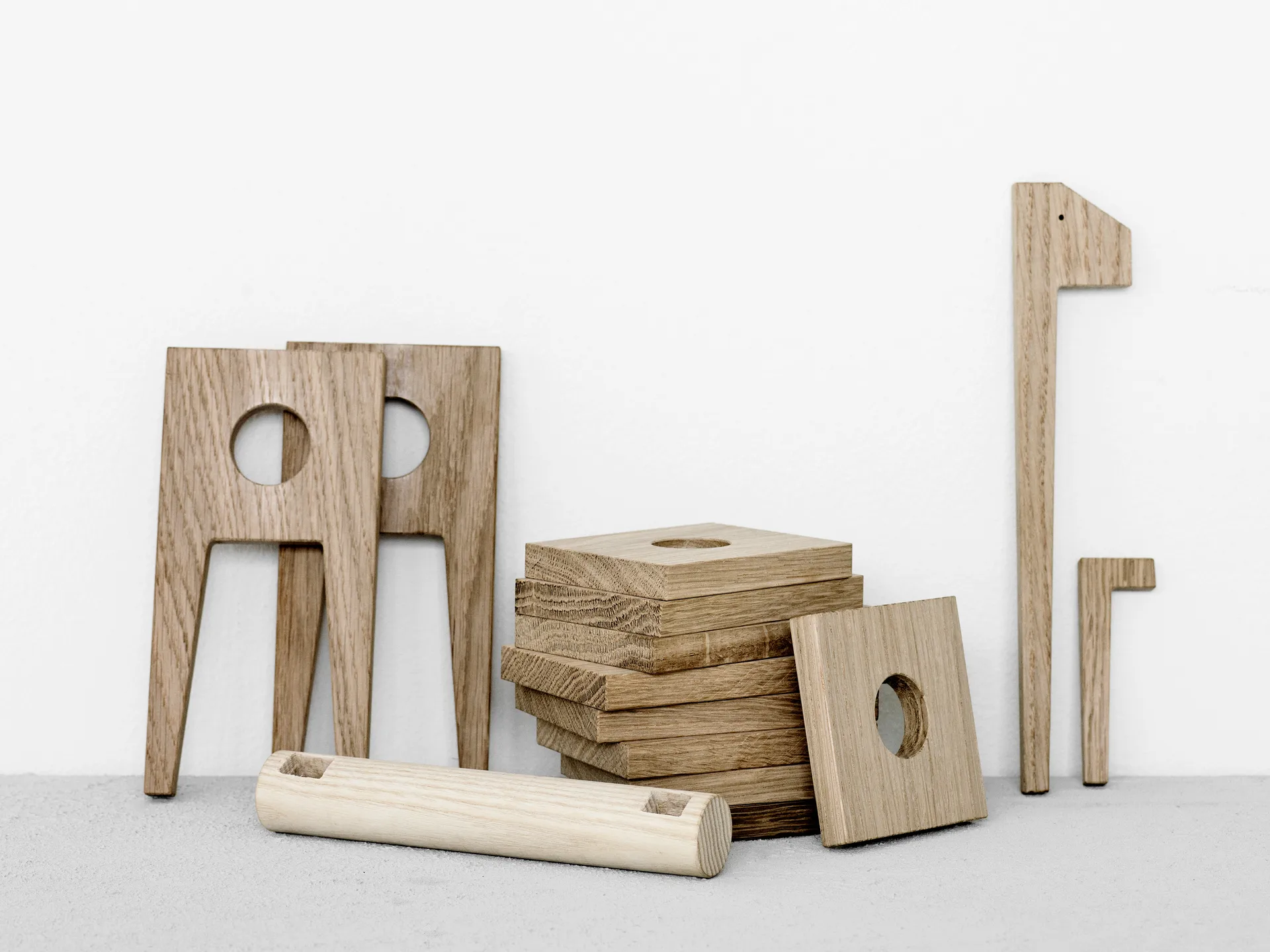 Polygrif オークスカルプチャー 21x32 cm, Wood. black MOEBE | ムーベ