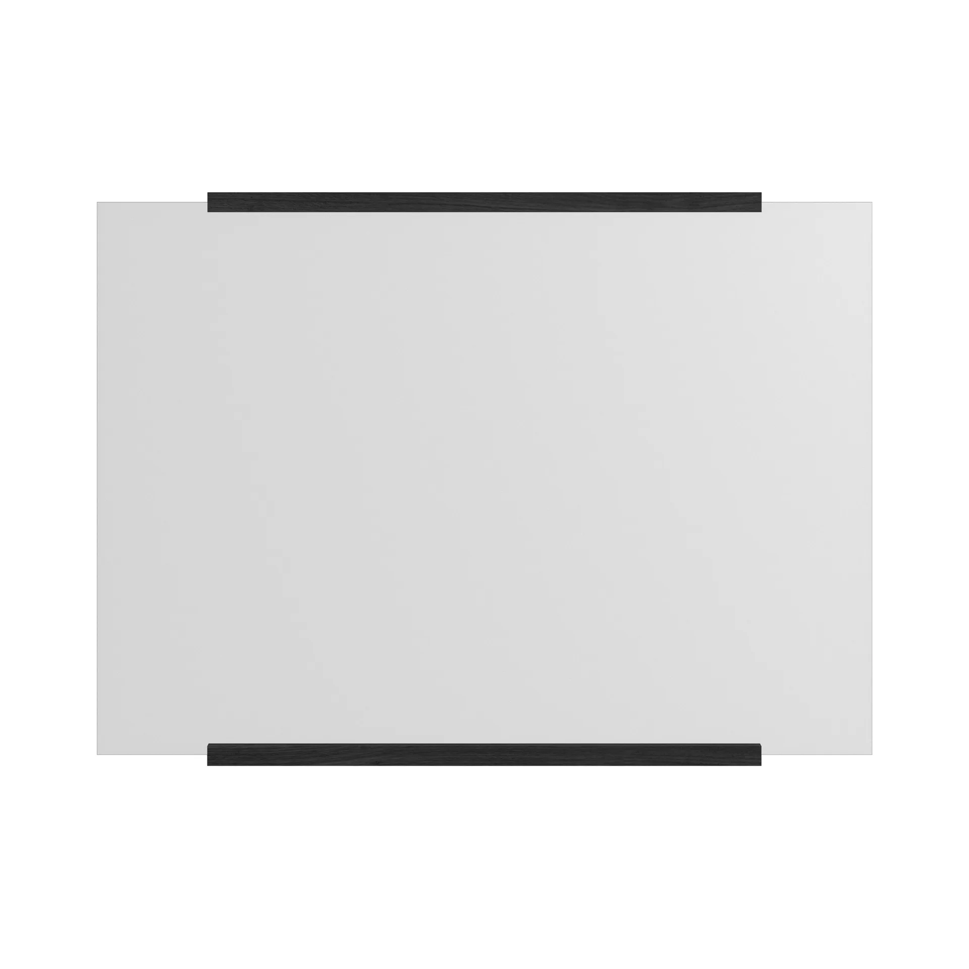 Rectangular 壁掛けミラー 50x70 cm, Black MOEBE | ムーベ