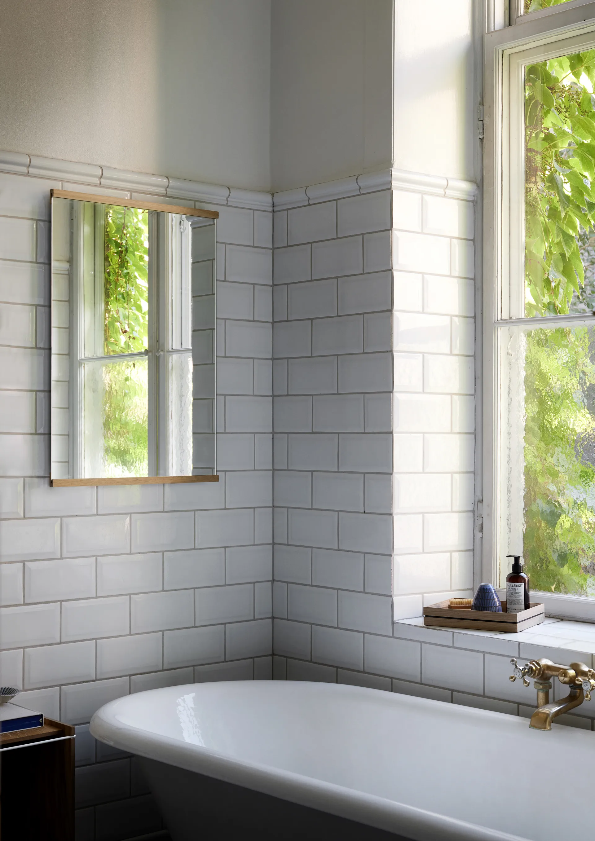 Rectangular 壁掛けミラー 50x70 cm, Oak MOEBE | ムーベ