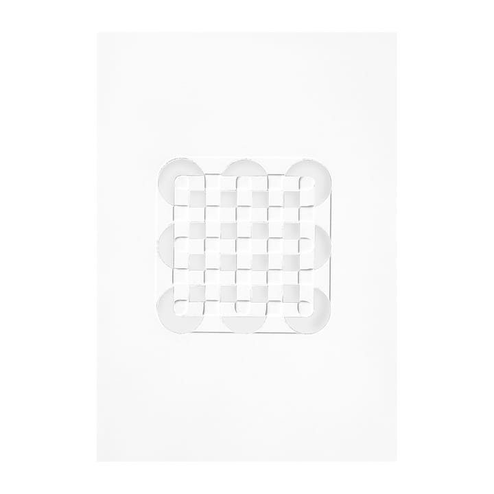 Relief アートワーク  円 & 四角 14.8x21 cm - Off White - MOEBE | ムーベ