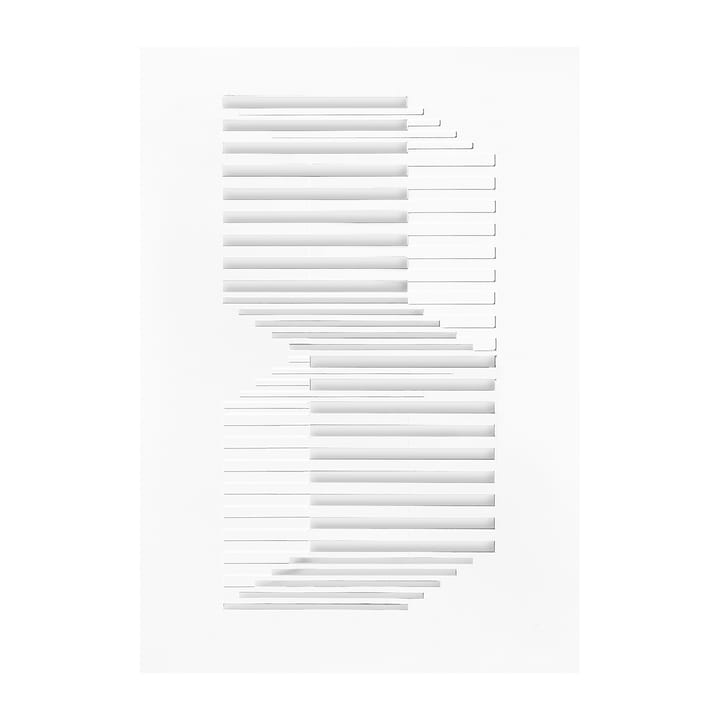 Relief アートワーク シフトライン 14.8x21 cm - Off White - MOEBE | ムーベ