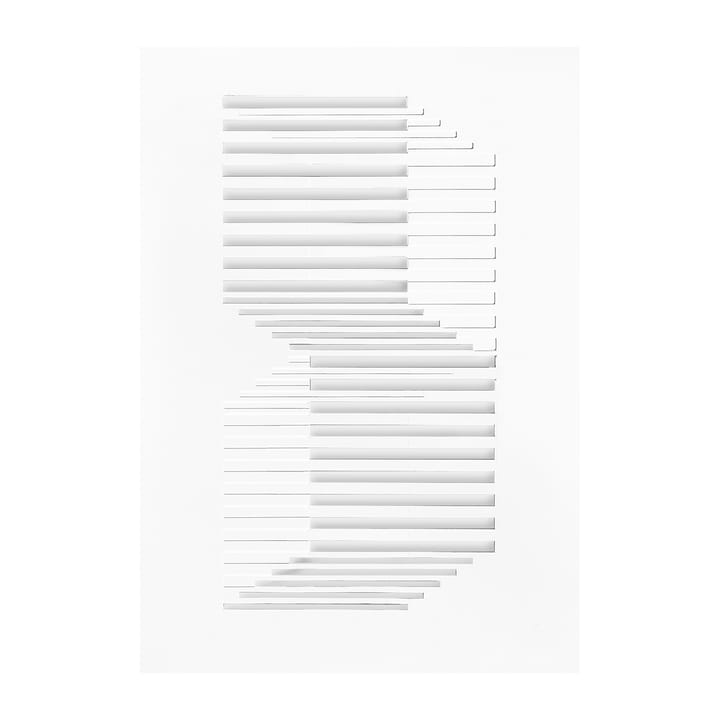 Relief アートワーク シフトライン 21x29.7 cm - Off White - MOEBE | ムーベ