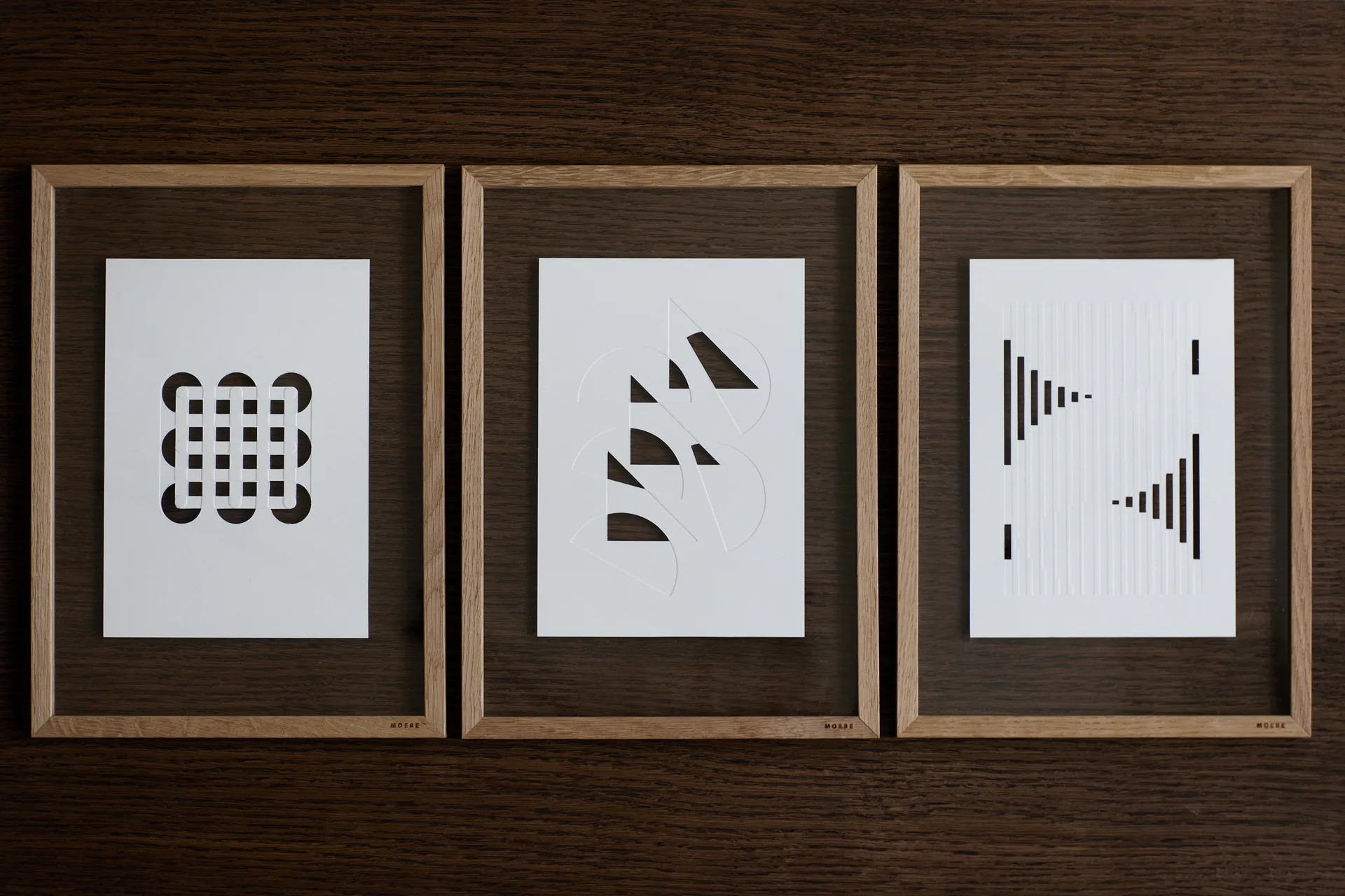 Relief アートワーク オーガニックライン 29.7x42 cm, Off White MOEBE | ムーベ