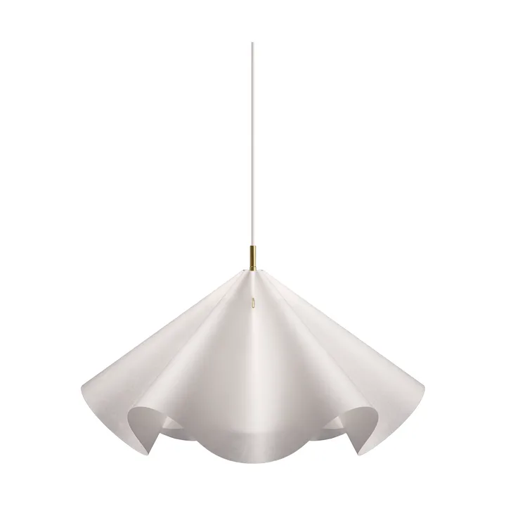 Sinuate ペンダントランプ - White-brass, large Ø75x40 cm - MOEBE | ムーベ