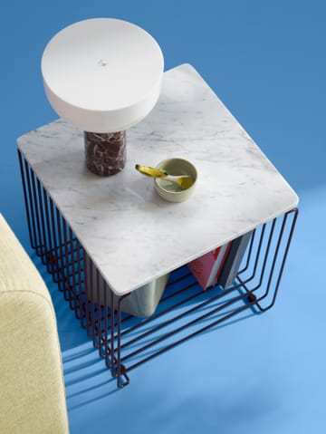 パントンワイヤー トップパネル (天板) 34.8x34.8 cm - White marble - Montana