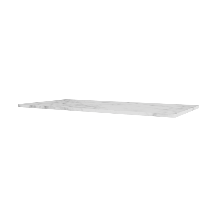 パントンワイヤー トップパネル (天板) 70,1x34,8 cm - White marble - Montana