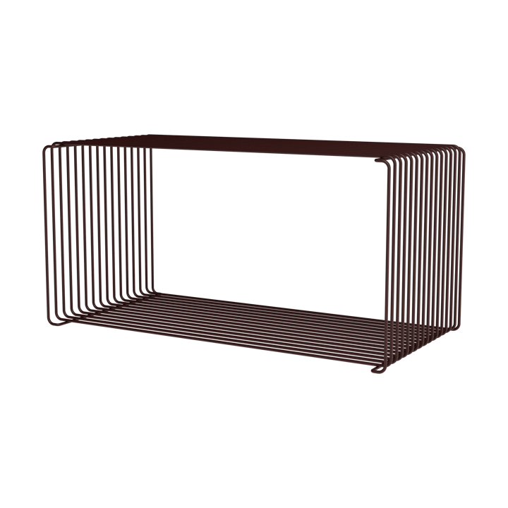 パントンワイヤー エクステンド シェルフ 70x34,8x34,8 cm - Black red - Montana
