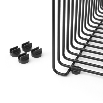 Panton Wire フィートスペーサー 4個 - Black - Montana