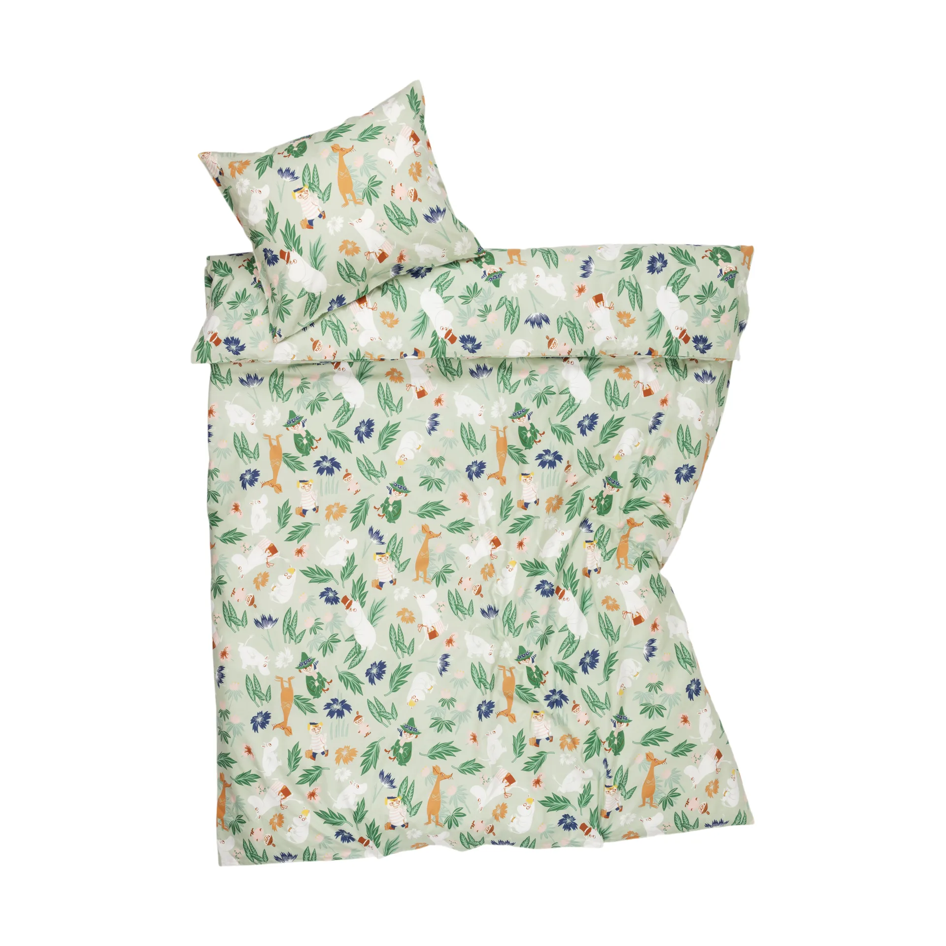ムーミン 寝具セット 150x210 cm, Flower Garden Moomin Arabia