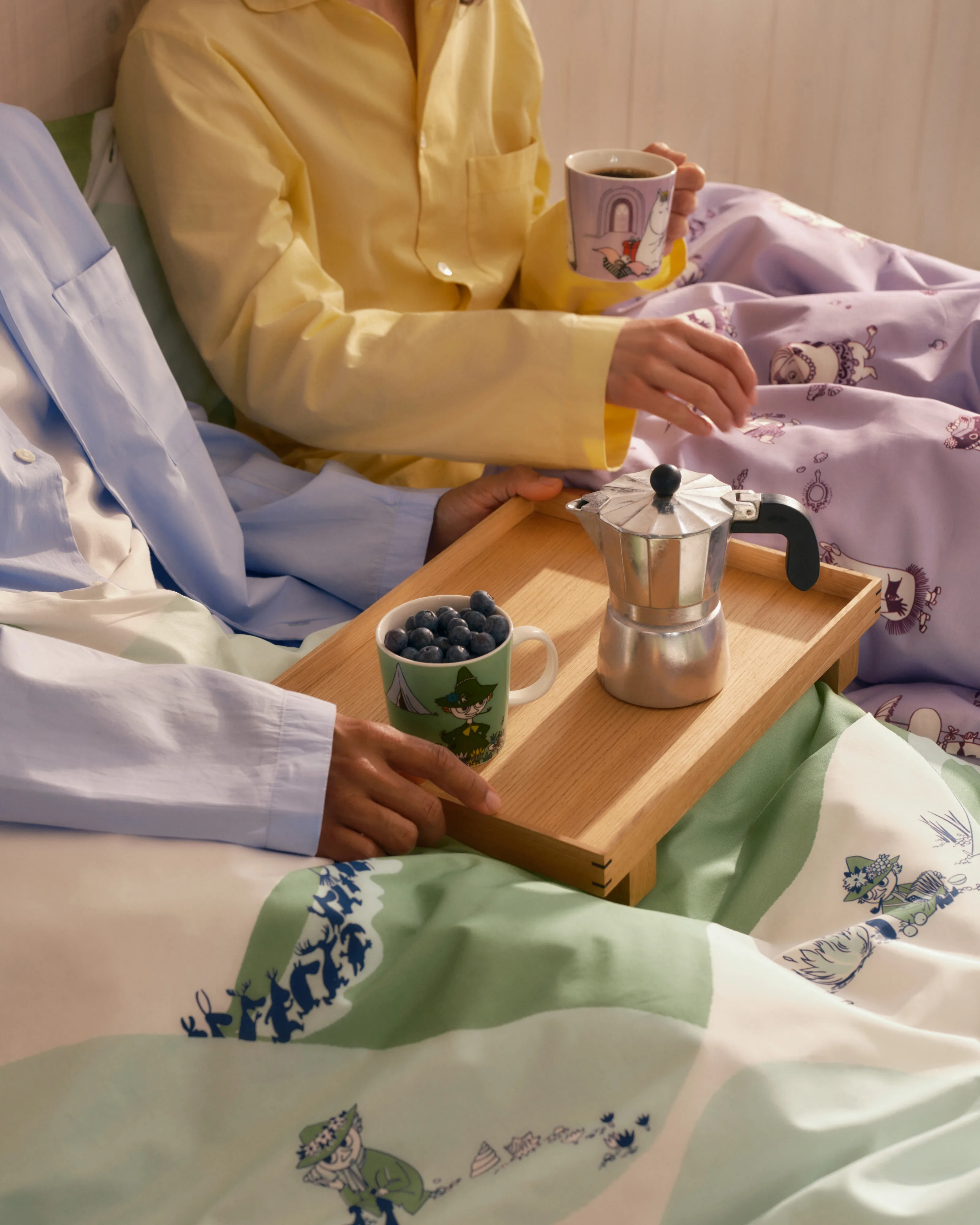 ムーミン アラビア シングルカバーセット ARABIA iittala アラビア イッタラ ムーミン 掛け布団カバー 枕カバー