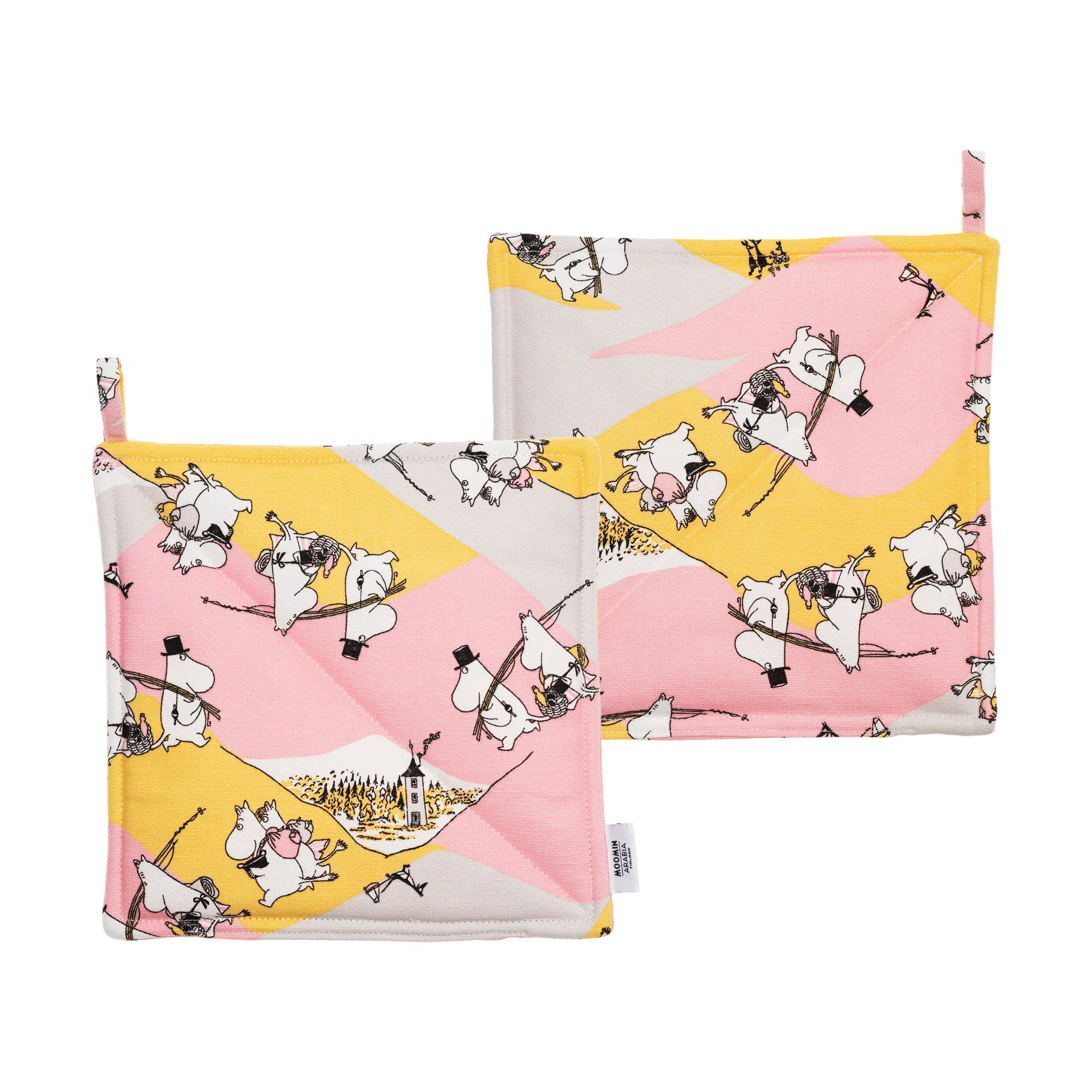 ファミリータイム ムーミン ポットホルダー 2-pack, 22x22 cm Moomin Arabia