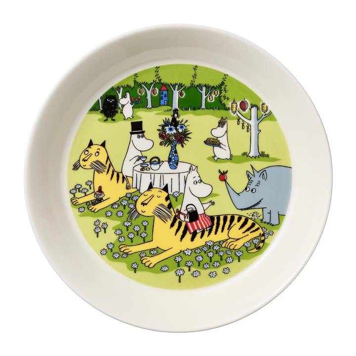 ムーミンプレート 2023 ガーデンパーティー, Ø19 cm Moomin Arabia | ムーミン アラビア